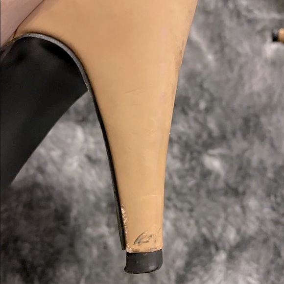 Nude Round Toe Pumps With Back Bow👠👠 - Picture 5 of 9